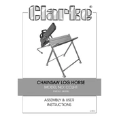 Clarke 3402085 CCLH1 Chainsaw Log Horse manual cover