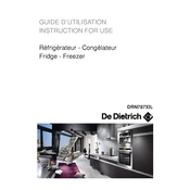 De Dietrich DRN787XIL Refrigerator manual cover