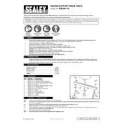 Sealey ES300.V3 Support Beam manual cover