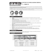 Sealey MS062.V2 Bearing Removal Kit manual cover