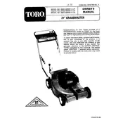 Toro Grassmaster 21-inch 20451 Mower manual cover