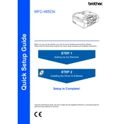 Brother MFC-465CN manual cover