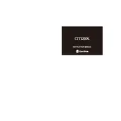 Citizen A080 Watch manual cover