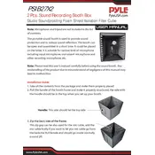 Pyle PSIB27X2 Booth Box manual cover