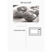 Brandt BMS7120X Microwave Oven manual cover