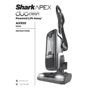 Shark APEX DUO CLEAN AX950 Vacuum manual cover