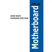 ASUS Z590 WIFI GUNDAM EDITION Motherboard manual cover