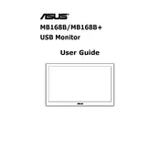 ASUS MB168B Plus Monitor manual cover