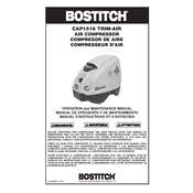 Bostitch CAP1516 Compressor manual cover