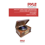 Pyle PTCD4BT Turntable manual cover