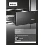 Siemens iQ700 BI710C1B1B Drawer manual cover