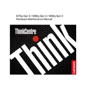 Lenovo ThinkCentre M70q Gen 3 Computer manual cover