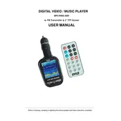 Pyle PLMP4C4 MP3 Player manual cover