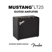 Fender Mustang LT25 2311100000 120V 60Hz NA Amplifier manual cover