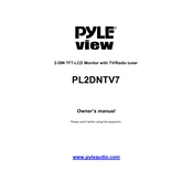 Pyle PL2DNTV7 Monitor manual cover