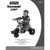 Fisher Price Mattel Kawasaki B8775 Toy manual cover