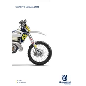 Husqvarna TE 150 2023 Motorcycle manual cover