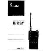 Icom IC-12GAT Transceiver manual cover