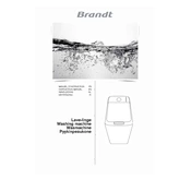 Brandt BT650MQE Washing Machine manual cover