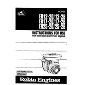 Subaru EH12-2B Engine manual cover