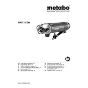 Metabo DKS 10 Set Saw manual cover