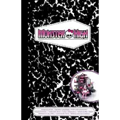 Mega Bloks Mattel Monster High Draculaura Vamptastic Room CNF80 Construction Set manual cover