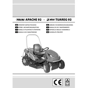 Efco TUAREG 92 Tractor manual cover