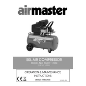 Clarke 1499505 Airmaster Tiger 11 550 Air Compressor manual cover