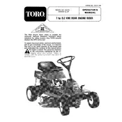 Toro 7 HP 56125 Mower manual cover