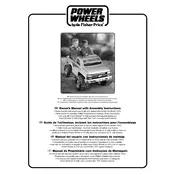 Power Wheels Mattel Chevrolet Silverado 74310 Toy manual cover