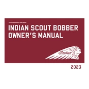 Indian Scout Bobber Sixty 2023 Motorcycle manual cover