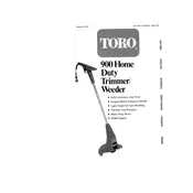 Toro 900 51216 Trimmer manual cover