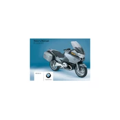 BMW R 1200 RT 2005 Motorcycle manual cover