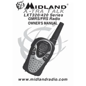 Midland LXT320 X-tra Talk manual cover