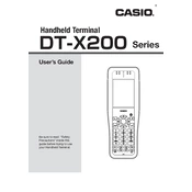 Casio DT-X200 Terminal manual cover