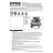 Sealey SAC2103B.V2 Compressor manual cover