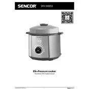 Sencor SPR 3900SS Pressure Cooker manual cover