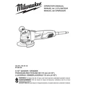 Milwaukee 6130-33 Grinder manual cover