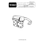 Toro Wheel Horse 79401 Bagger manual cover