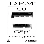 Peavey DPM C8p Keyboard manual cover