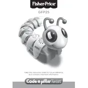 Fisher Price Mattel Think and Learn Learn Code-a-pillar Twist GFP25 Toy manual cover