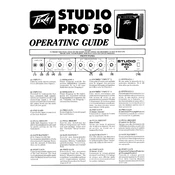 Peavey Studio Pro 50 Amplifier manual cover