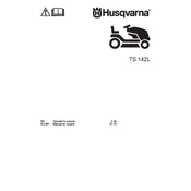 Husqvarna TS 142L Lawn Mower manual cover