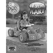 Power Wheels Mattel Dora the Explorer Go Set Go Kart J4030 Toy manual cover