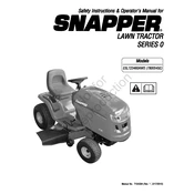 Snapper Series 0 ESLT23460AWS Tractor manual cover