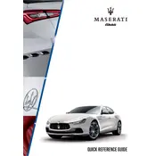 Maserati Ghibli 2016 Sedan manual cover