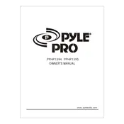 Pyle PPHP1594 Speaker manual cover