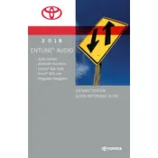 Toyota 4Runner Entune 2018 SUV manual cover