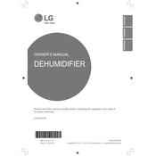 LG UD501KOJ5 UD501KOJ5.ABKEUS1 Dehumidifier manual cover