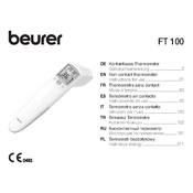 Beurer FT 100 Thermometer manual cover